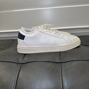 Thousand Fell Women’s Lace Up Sneakers White Black Size 8